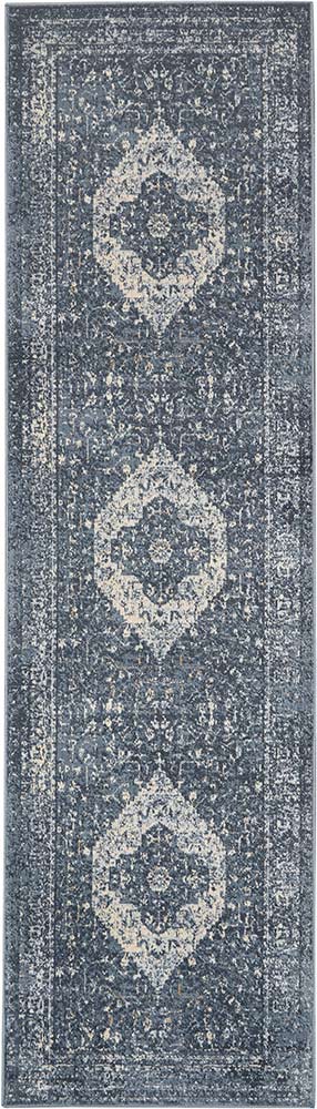 Traditional KI25 Malta MAI11 Navy Rug