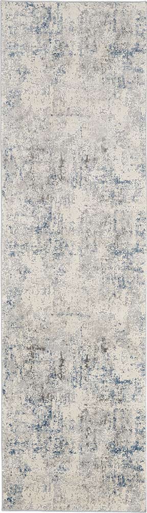 Rustic Textures RUS07 Ivory Grey Abstract Rug