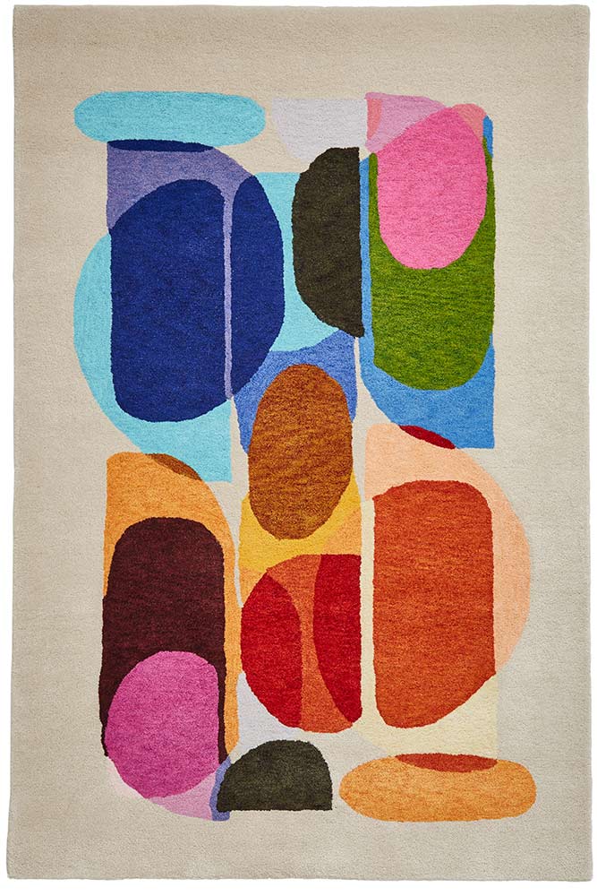 Inaluxe IX13 Drift Abstract Multi Rug