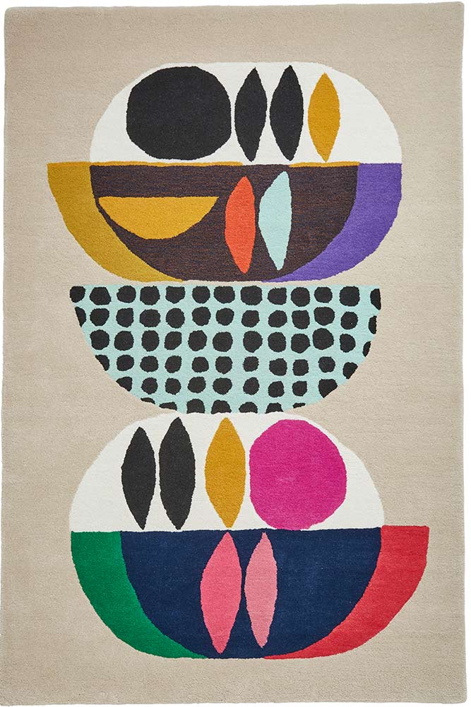 Inaluxe IX11 Neon Abstract Multi Rug 120x170cm