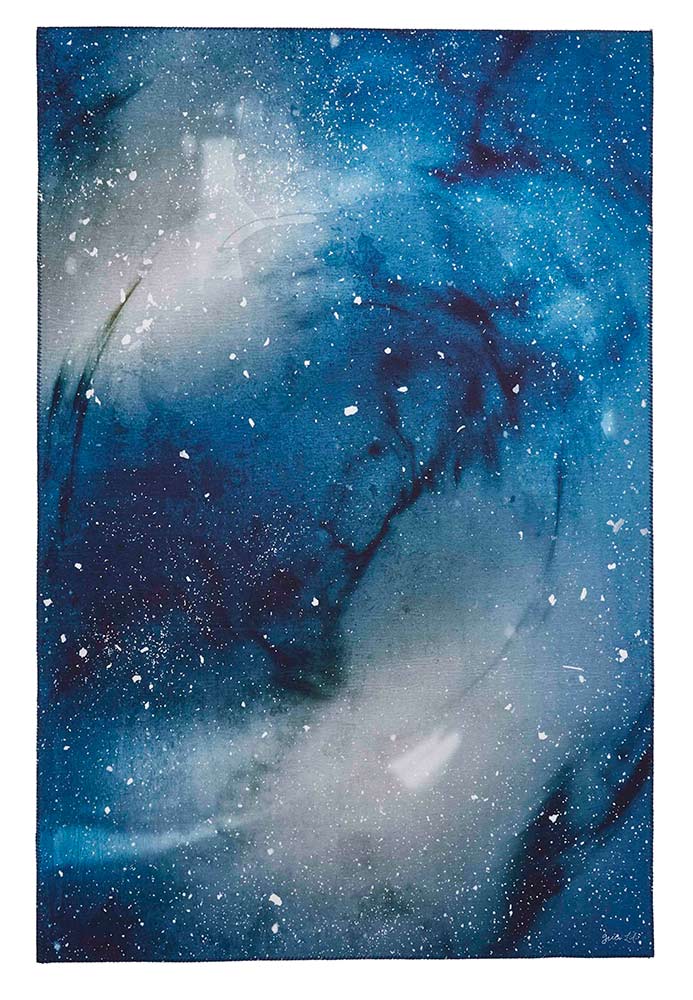 Michelle Collins OS0078 Navy Rug
