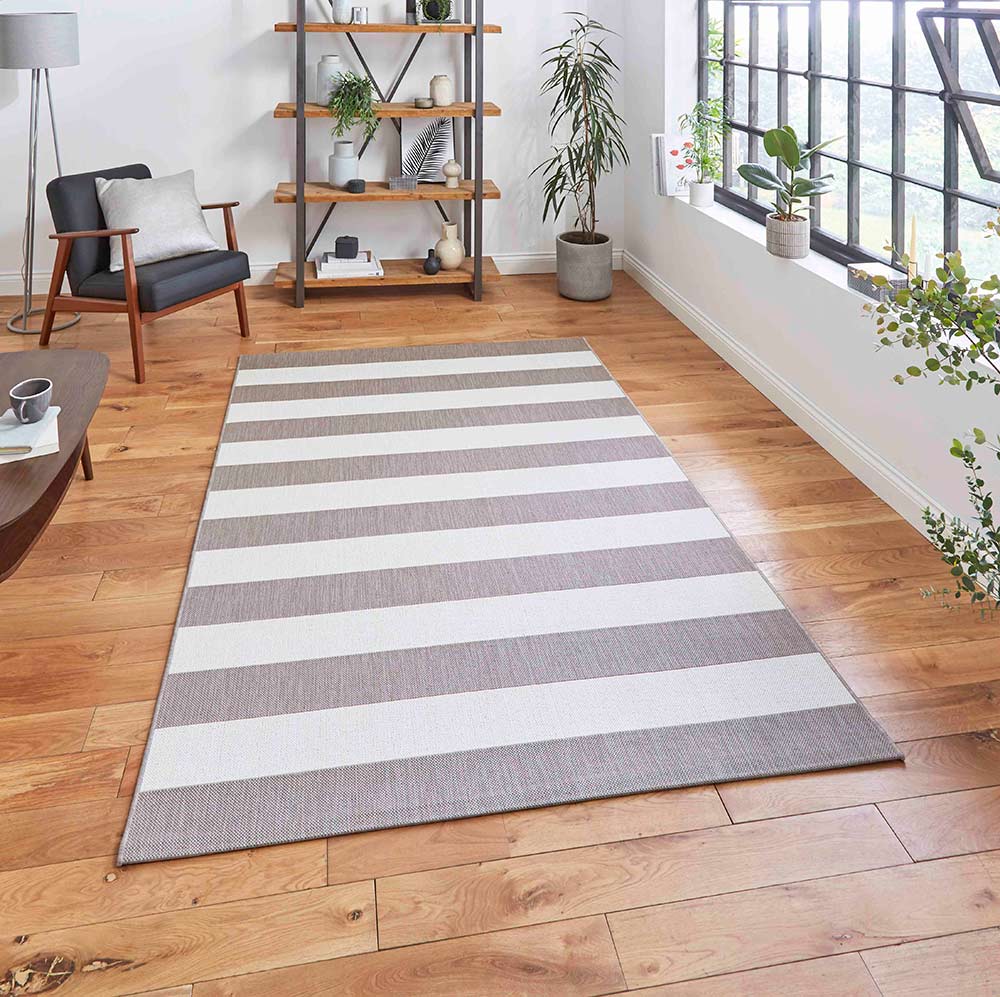 Santa Monica 48644 Beige Cream Indoor Outdoor Rug
