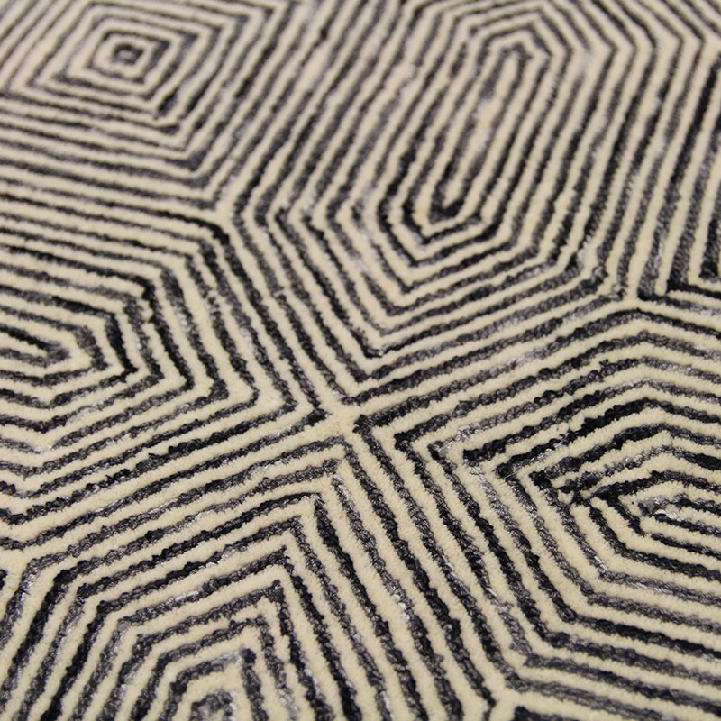 Black White Camden Rugs 160x230cm