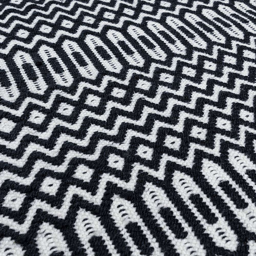Halsey Reversible Rug Black