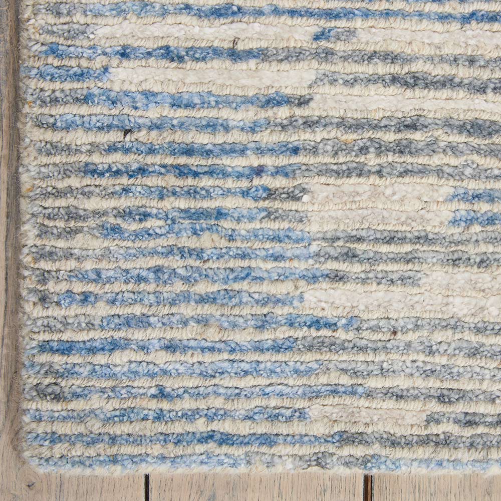 Luxury Ellora Ell01 Blue Modern Rug