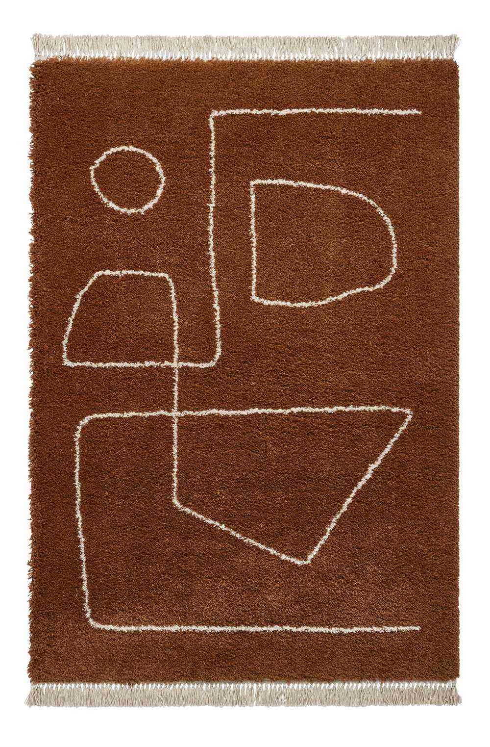 Boho Rug A474 Rust