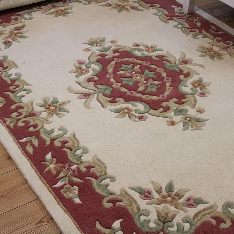 Royal Aubusson cream rose [69x138hmcm]