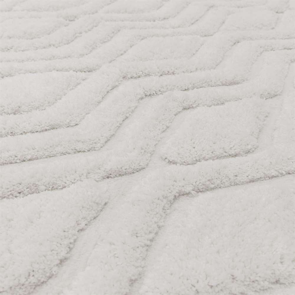 Harrison 3D Shag Rug Off White