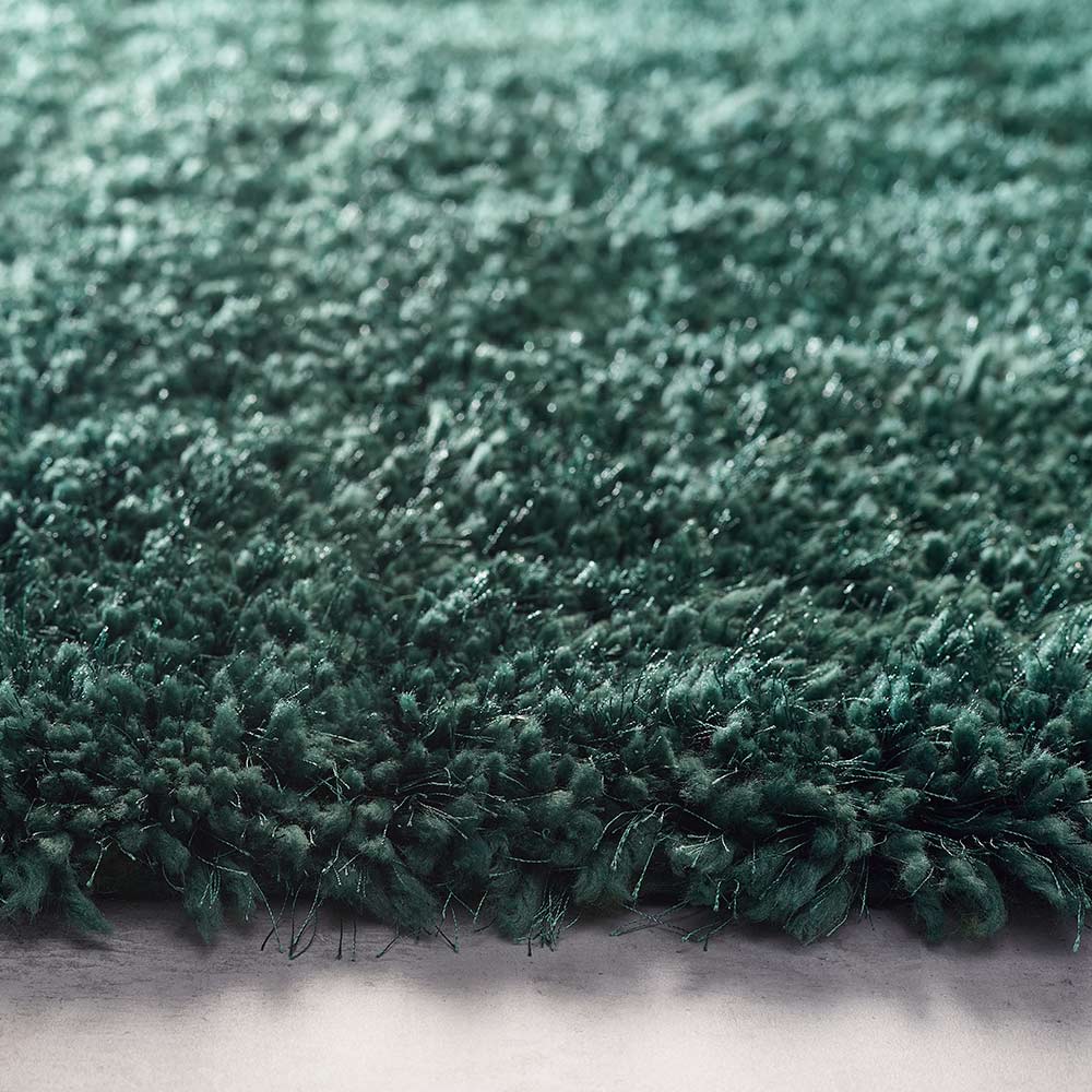 Origins Chicago Forest Green Thick Shaggy Rug