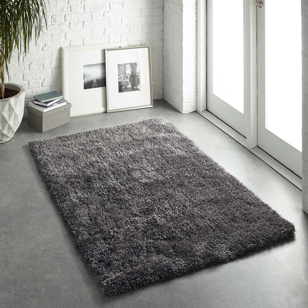Origins Chicago New Grey Thick Shaggy Rug