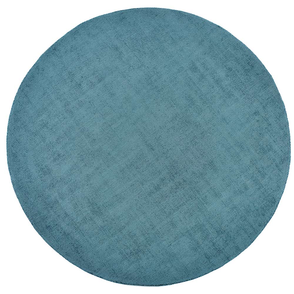 Origins Reef Petrol Blue Plain Textures Rug