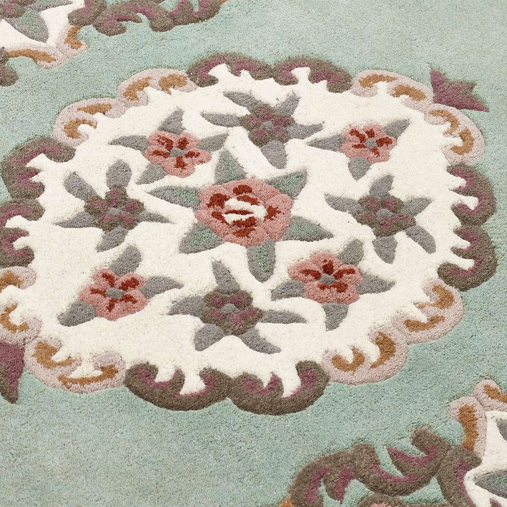 Origins Shensi Green Aubusson Rug