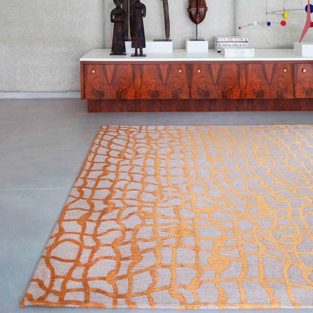 Yellow Scarab 9205 Mad Men Dedalo Rug