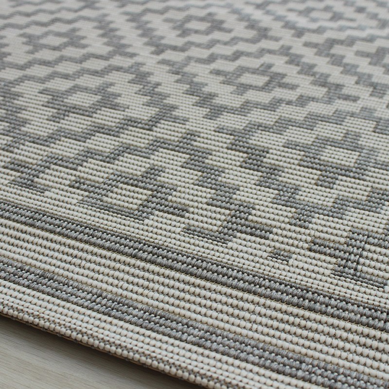 Outdoor Rug Patio Diamond Grey 160x230cm