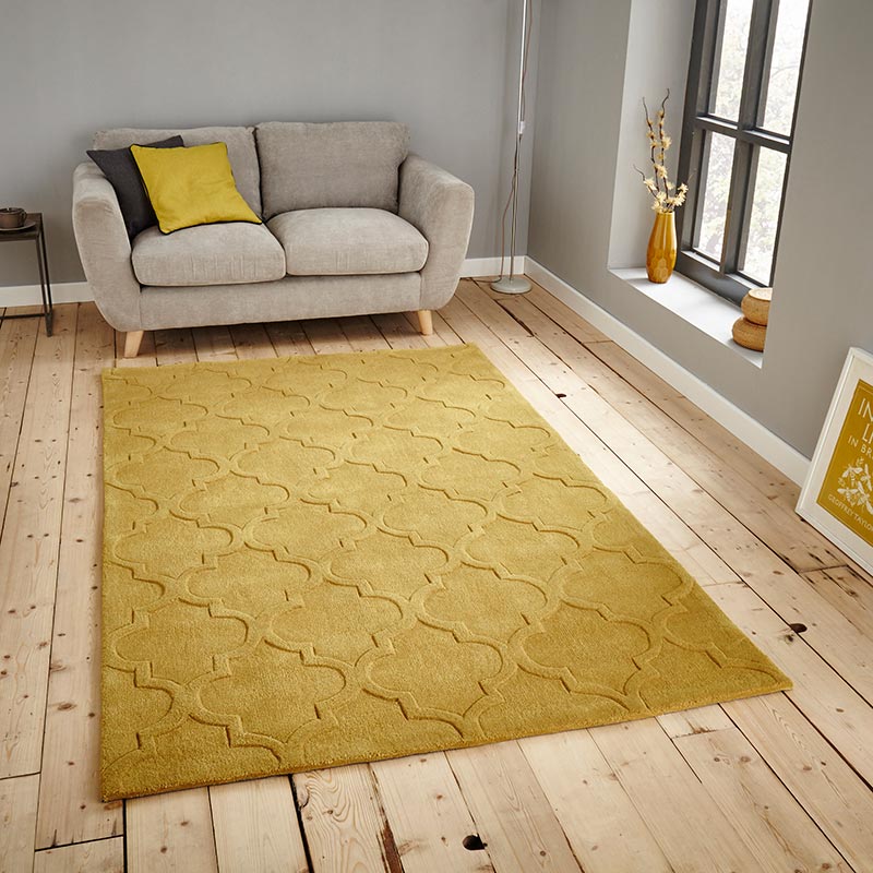 Hong Kong 8583 Yellow Rug 120x170cm