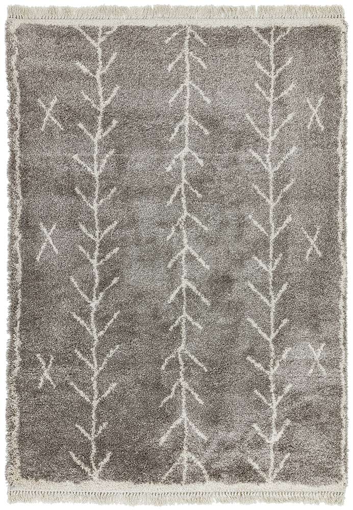 On Sale Rocco Steel Shaggy Tassels Rug RC11 120x170cm size