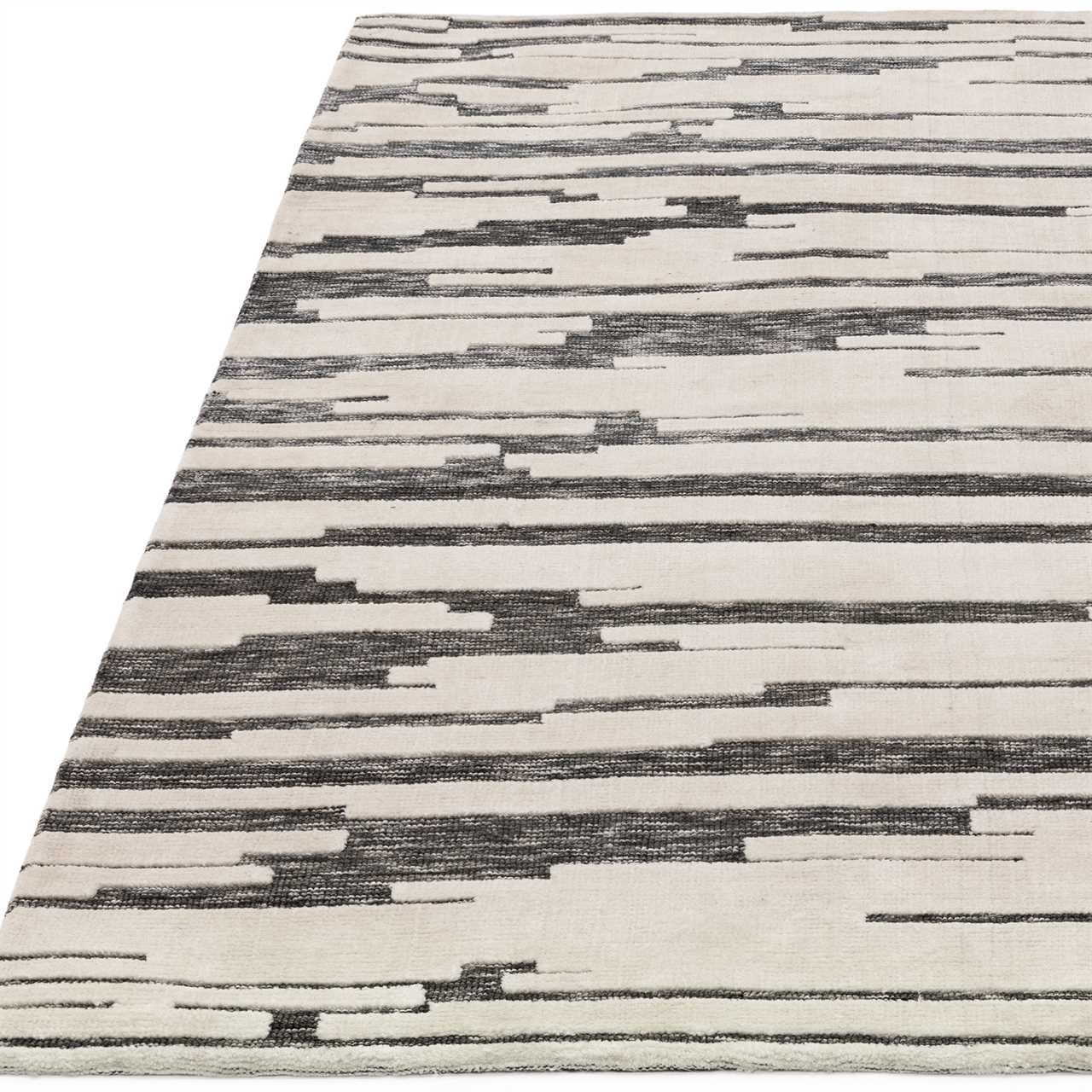 Mason Ikat Rug Ivory Grey