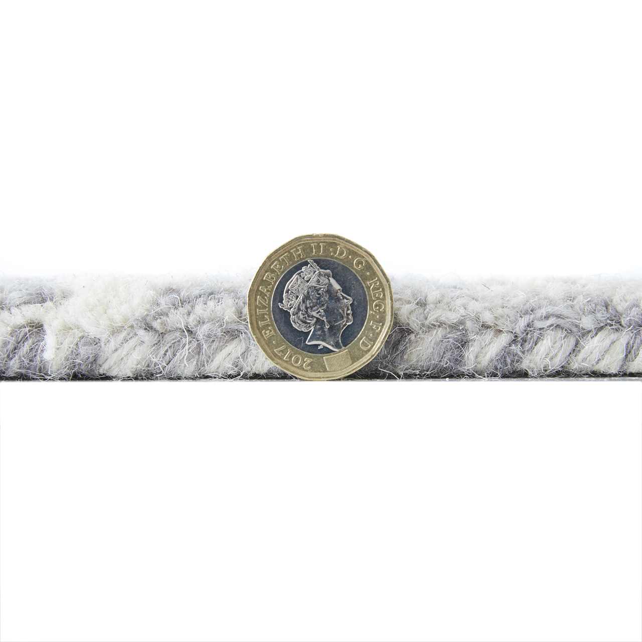 Hampton Damask Grey Ivory Wool Rug