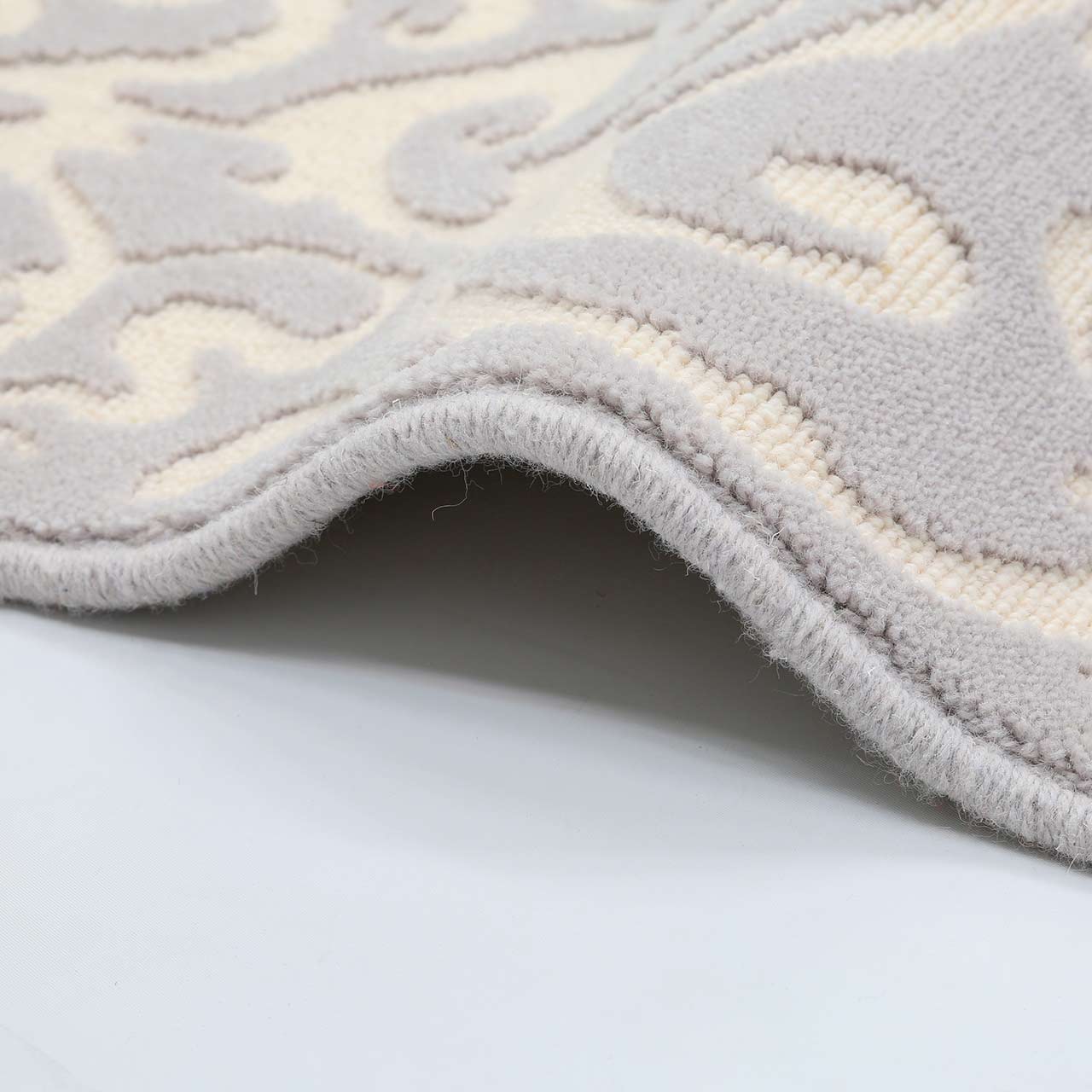 Brintons Galaxy Wakai Grey Wool Rug