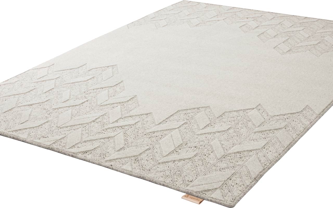 Brintons Noble Credo Light Grey Wool Rug