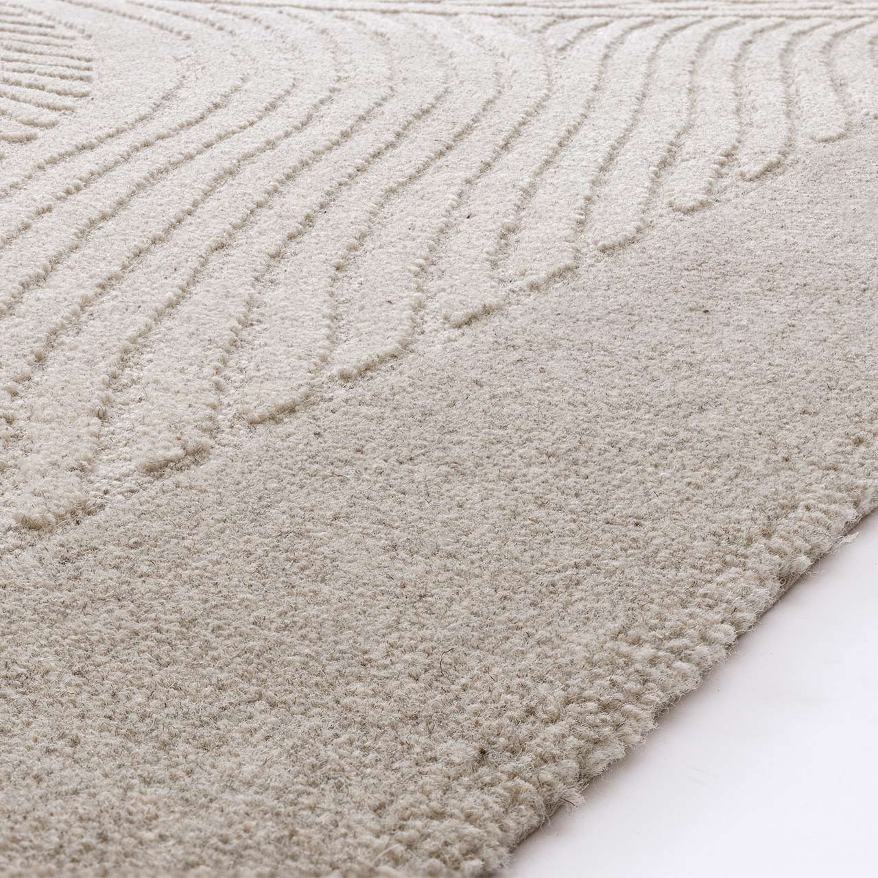 Brintons Noble Tric Light Grey Wool Rug
