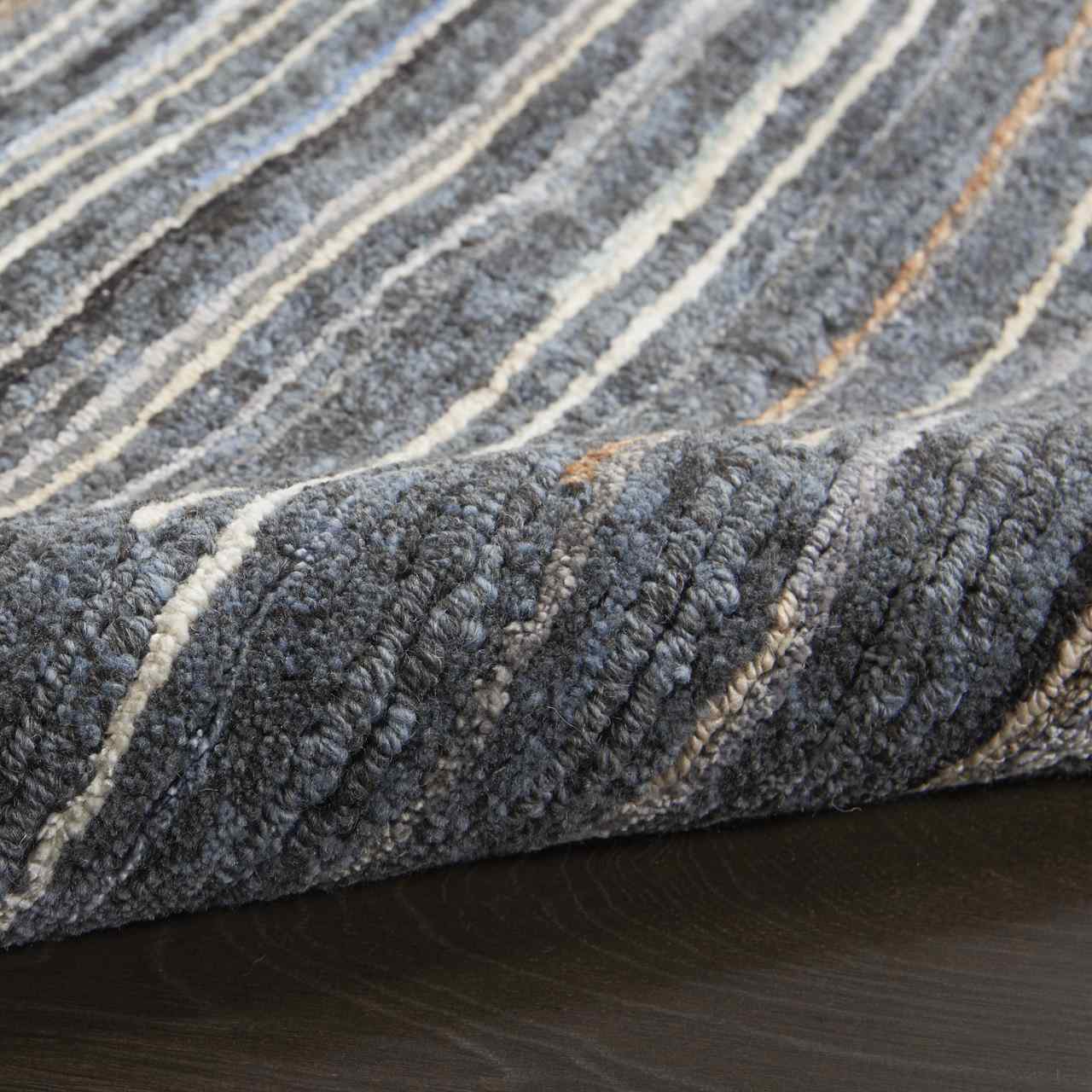 Plateau Blue Hand Knotted Rug
