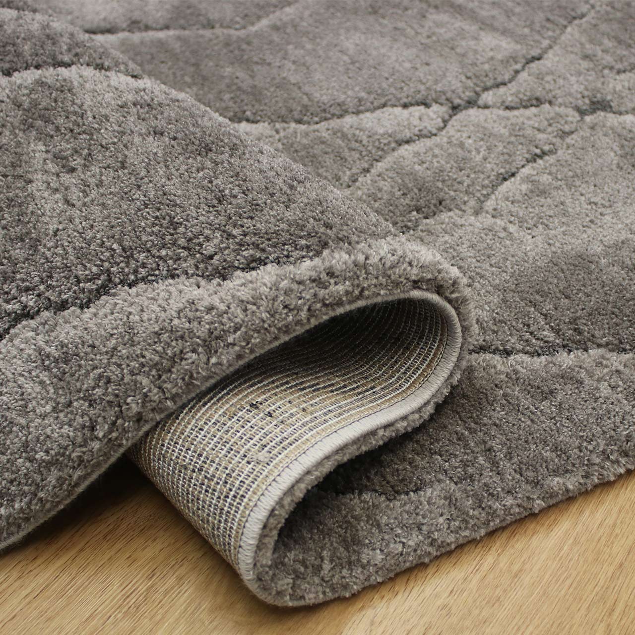 Silky Grey Soft Dune Rug 2181