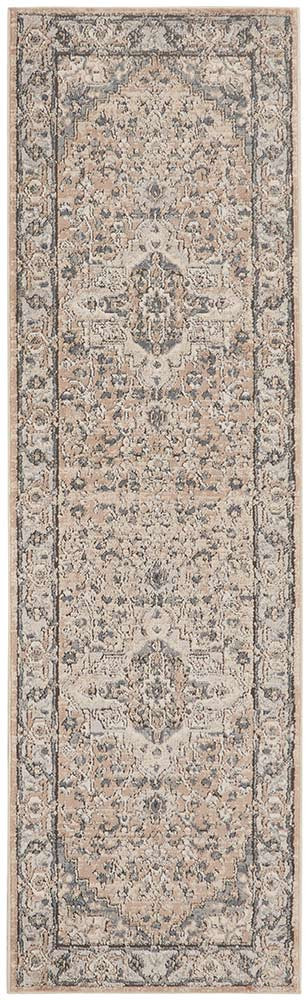 Quarry Beige Grey QUA05 Rug Runner