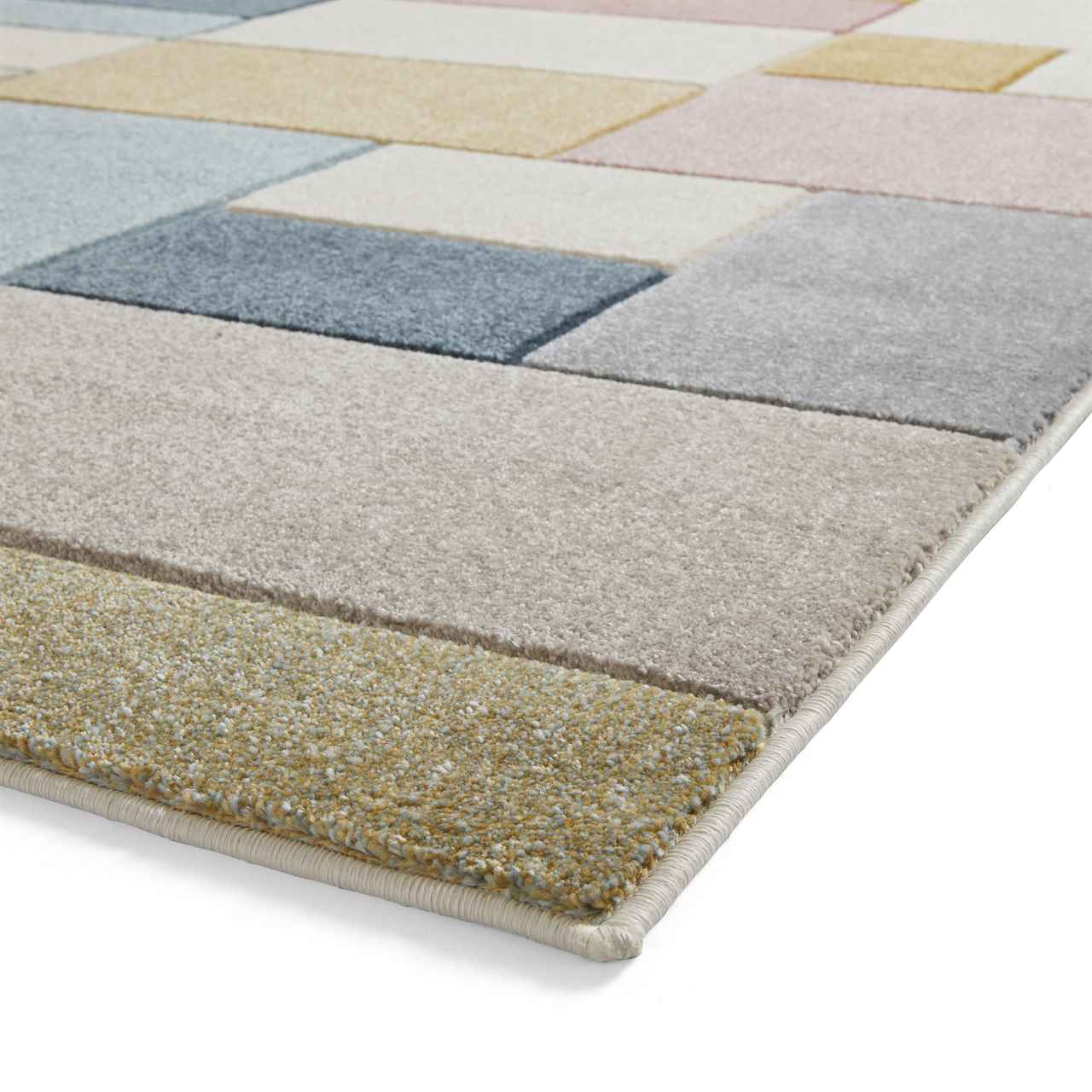 Matrix G0561 Multi Pastal Carved Rug