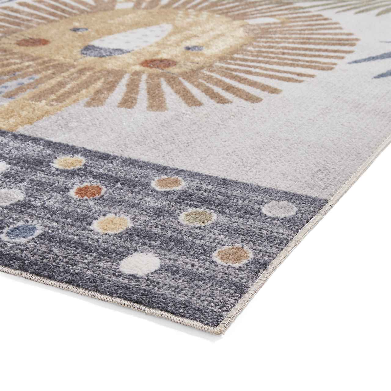 Vida Thin Soft Kids Lion Rug