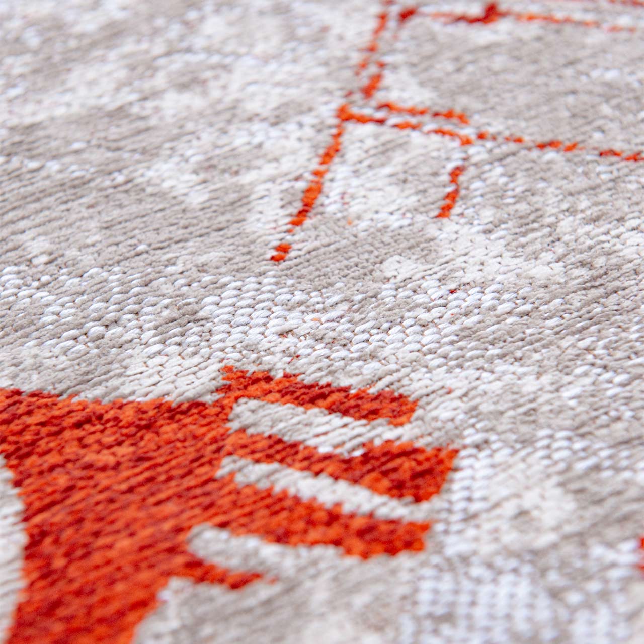 Cities Amsterdam Orange Cut 9323 Indoor Outdoor Washable Eco Rug