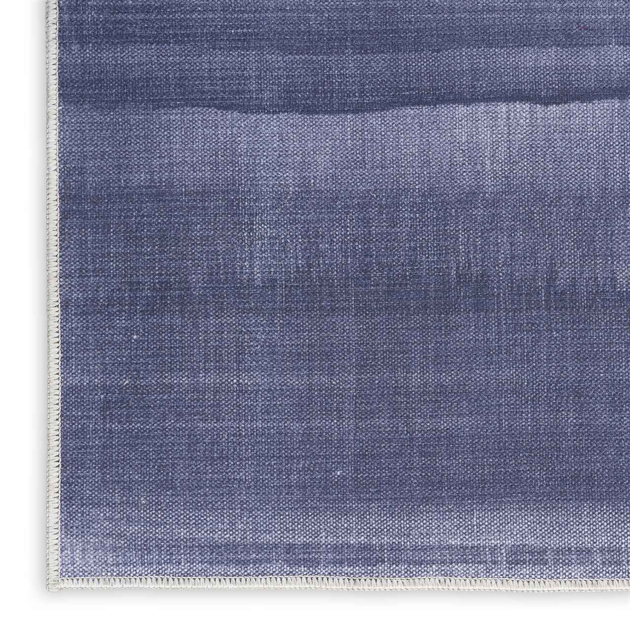 Calvin Klein Thin Washable Rug Launder Ombre Grey Blue
