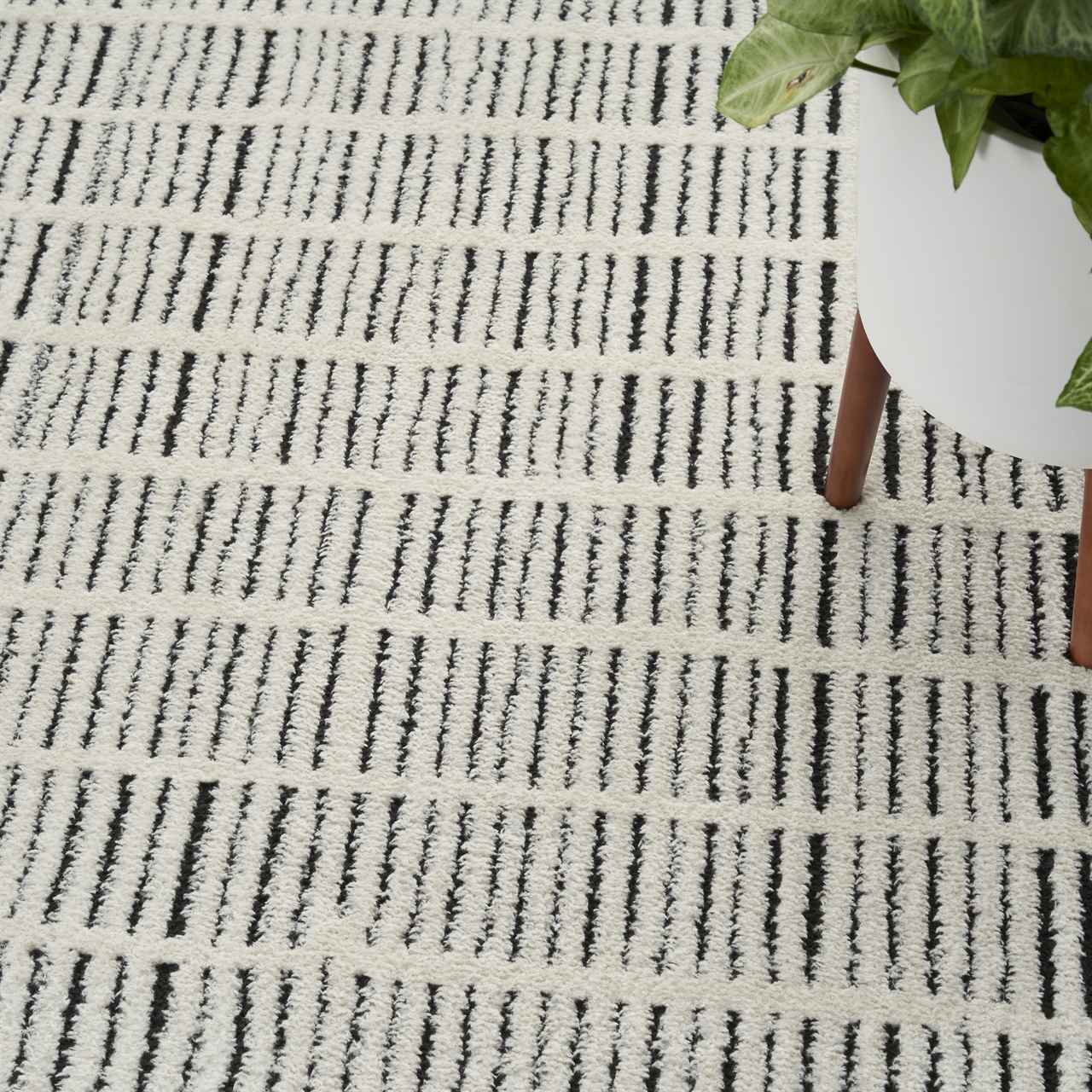 Modern Comfort 03 Soft Rug Ivory Black