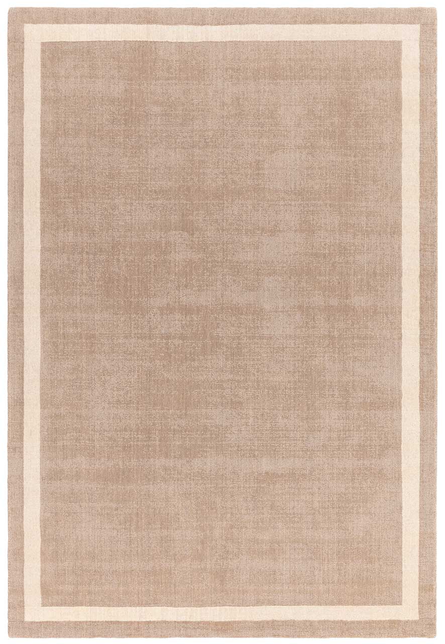 Albi Sand Pure Wool Plain Rug
