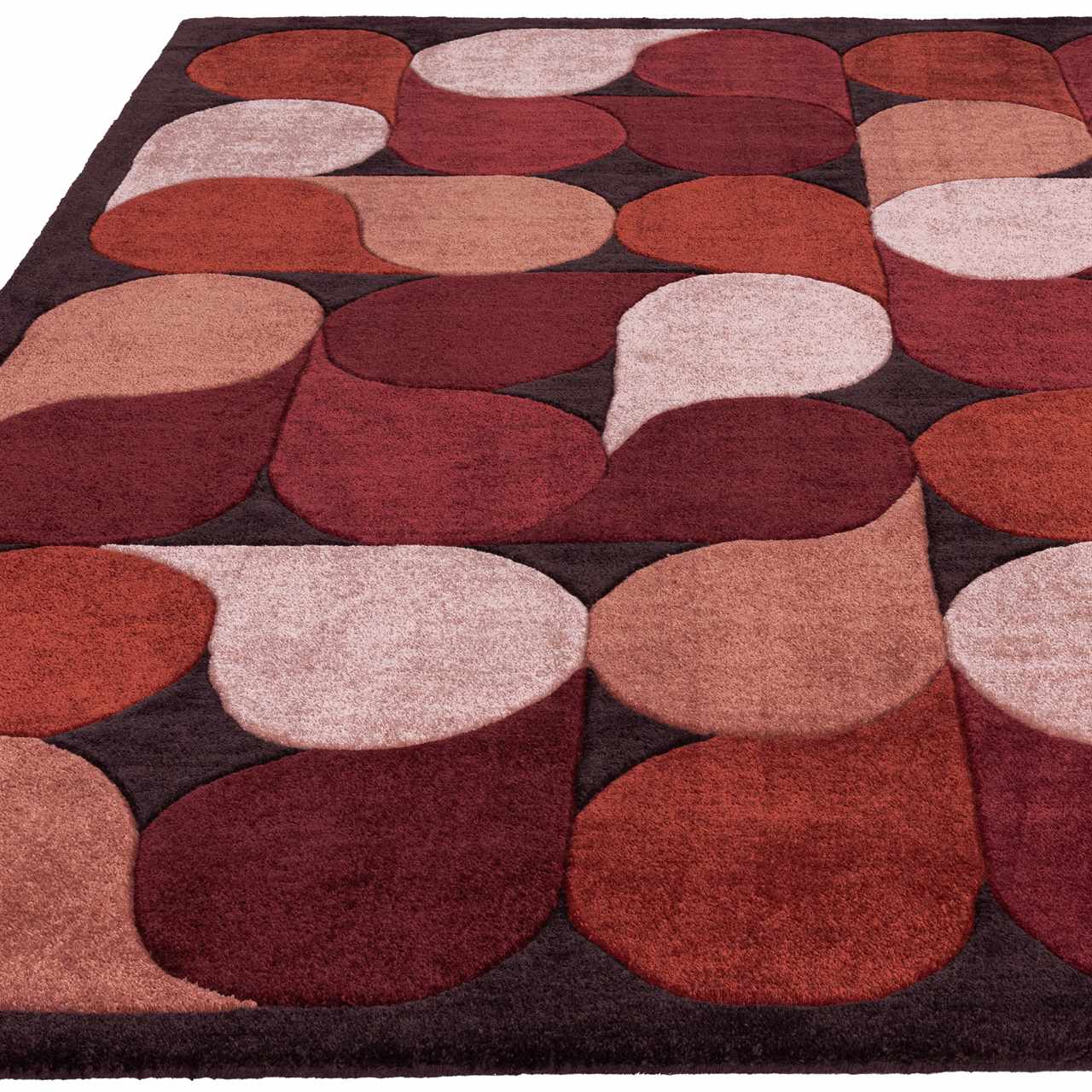 Romy 14 Jive Red Eco Friendly Modern Rug