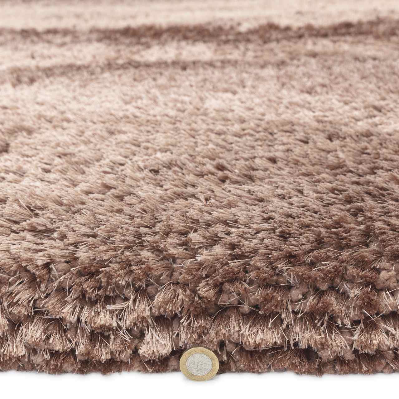 Ultra Thick Plush Shaggy Rug Blush Pink