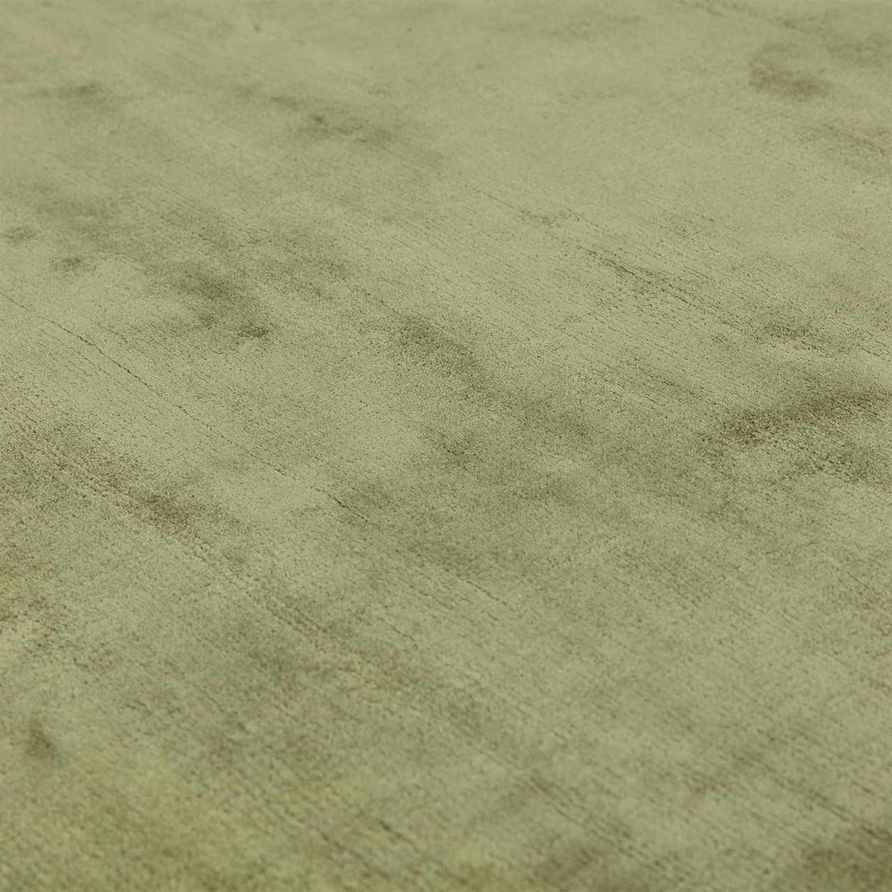 Gleam Sage Silky Viscose Pile Floor Rug