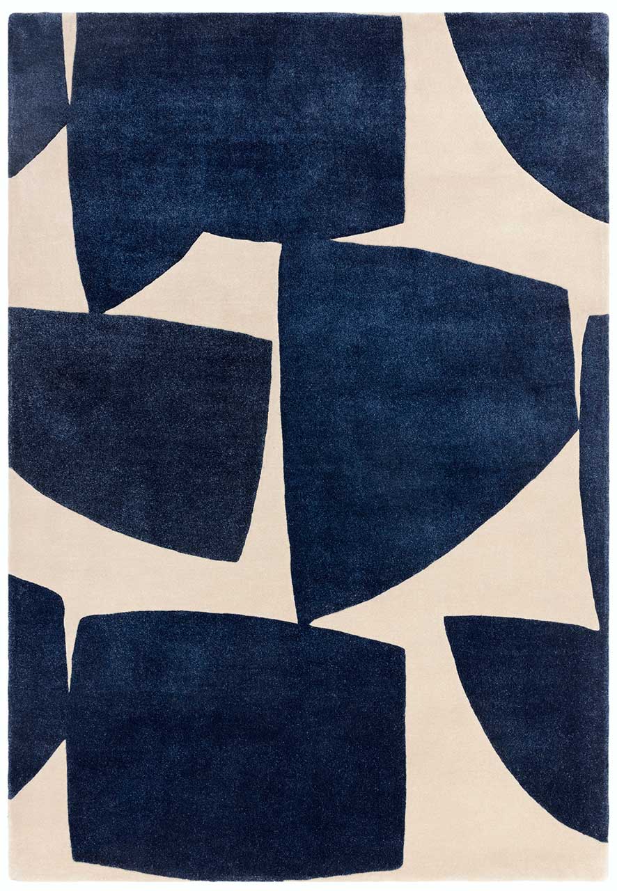 Romy 03 Kite Blue Eco Friendly Modern Rug