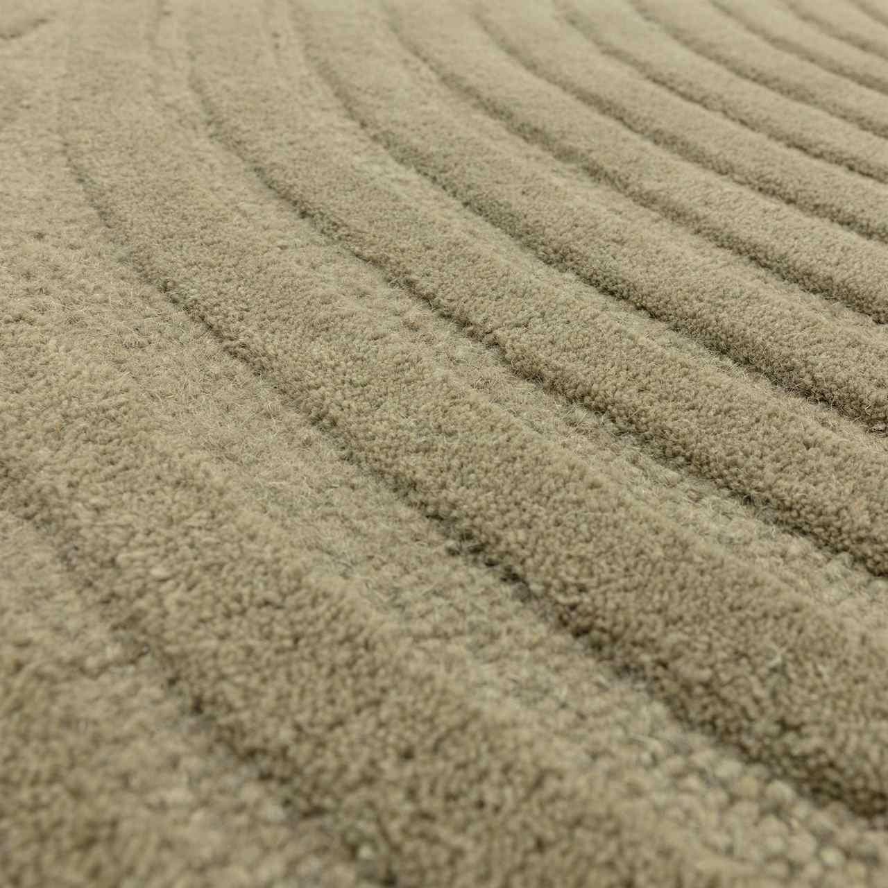 Hague Sage Thick Woolen Rug Hand Tufted