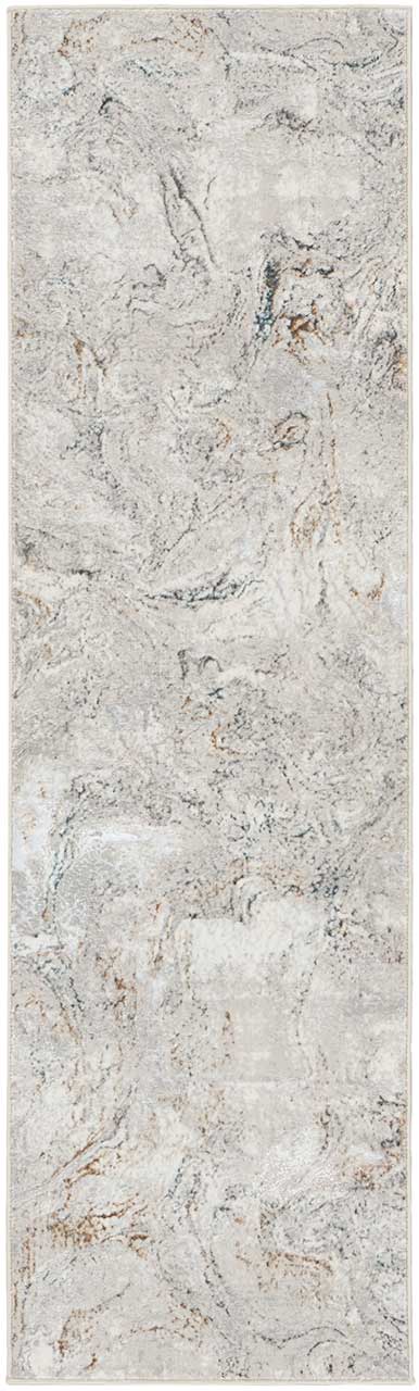 Glitz GLZ20 Grey Multi Metallic Marble Rug
