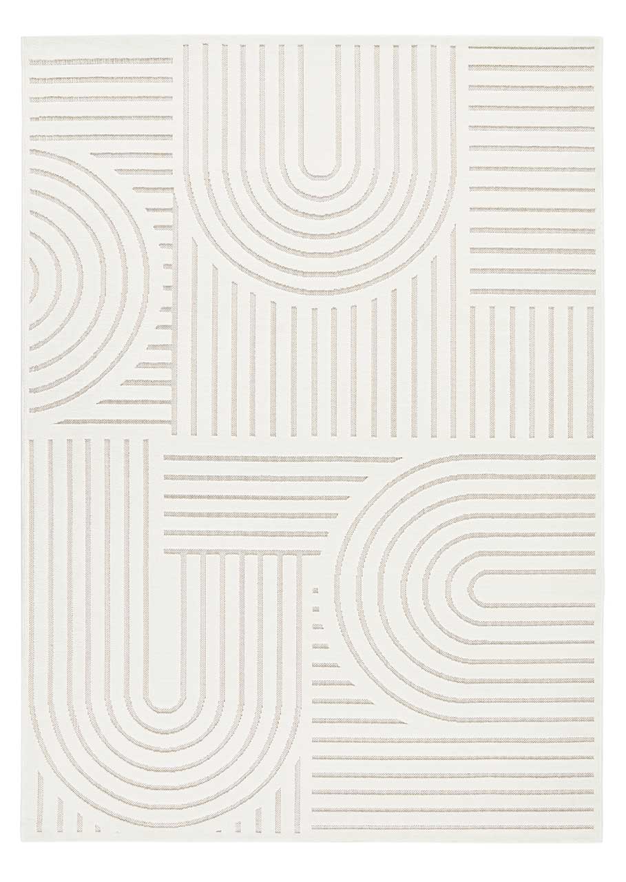 Maze Thin Soft Ivory Plain Rug MAZ106