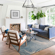 On Sale Mason Magnitude Blue Soft Contemporary Rug 160x230cm