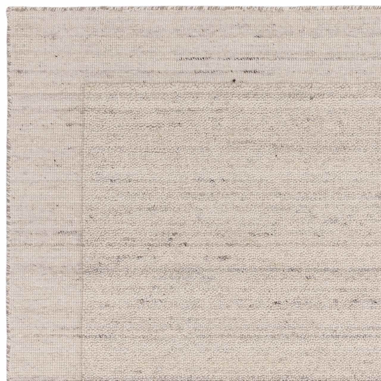 Larson Ivory Indian Plain Border Rug