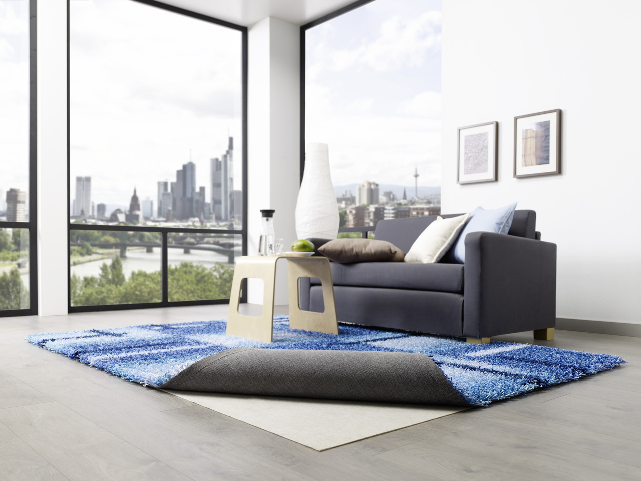 Dual Fleece Anti-Slip Rug Underlay
