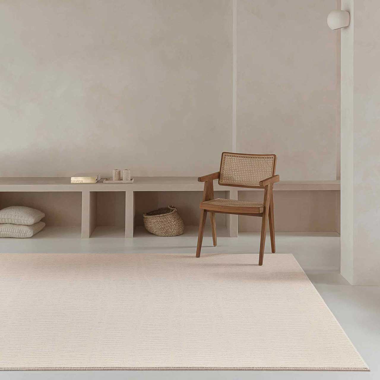 Malmo Broken Lines Wool Floor Rug