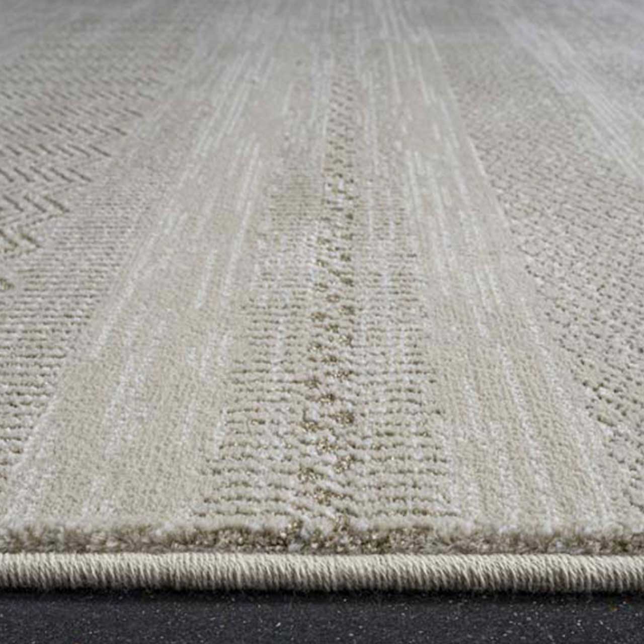 Oslo Eco Rug 9565 Stripe Sand