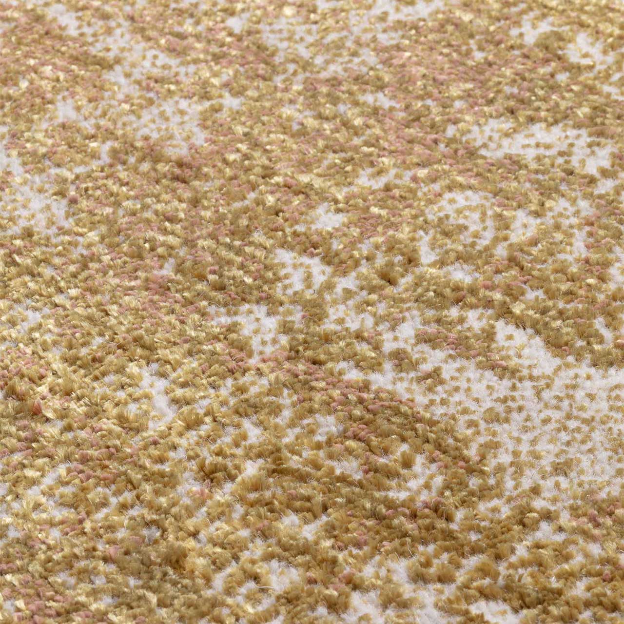 Venus Abstract Cloud Rug Gold