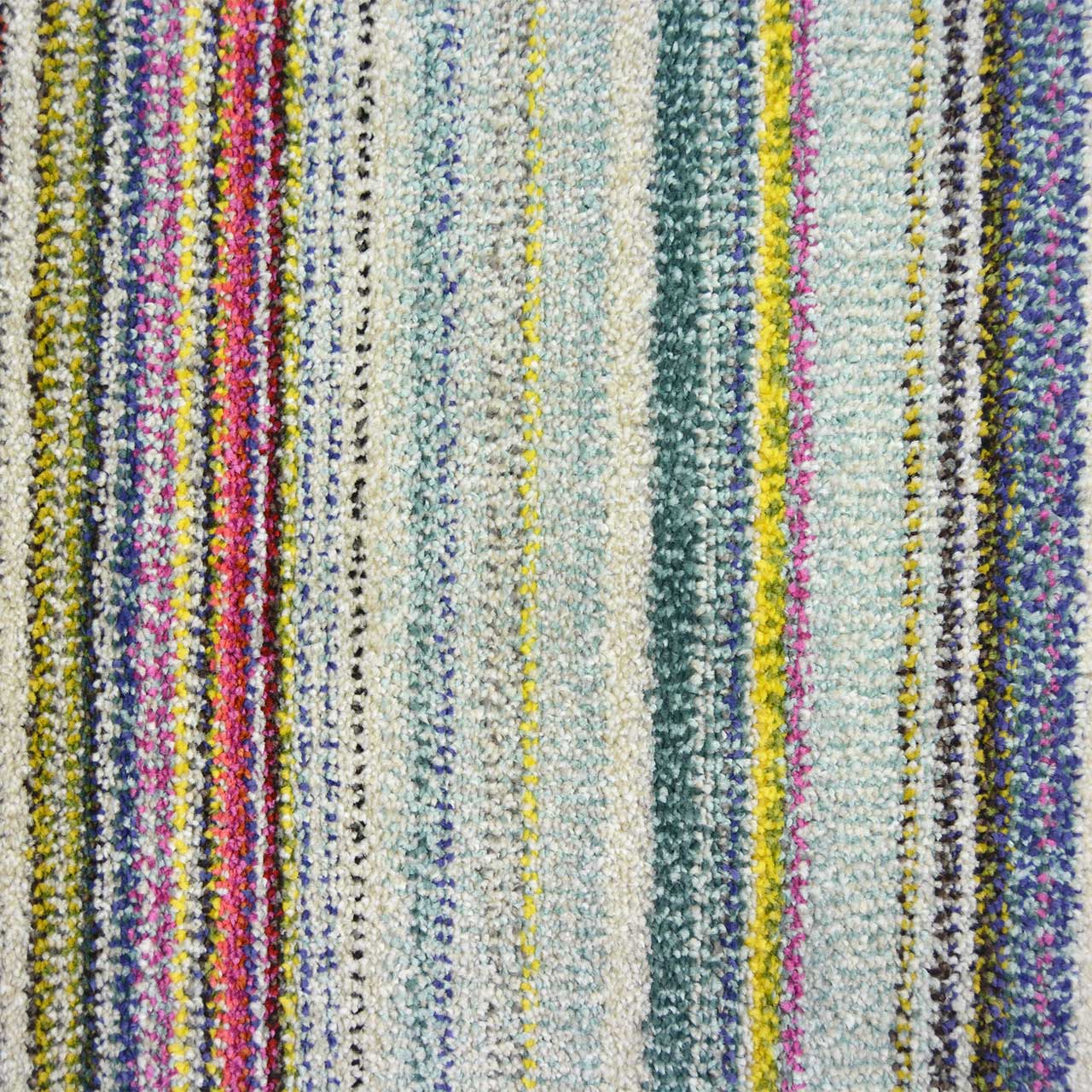 Villa Stripe Modern Hardwearing Rug