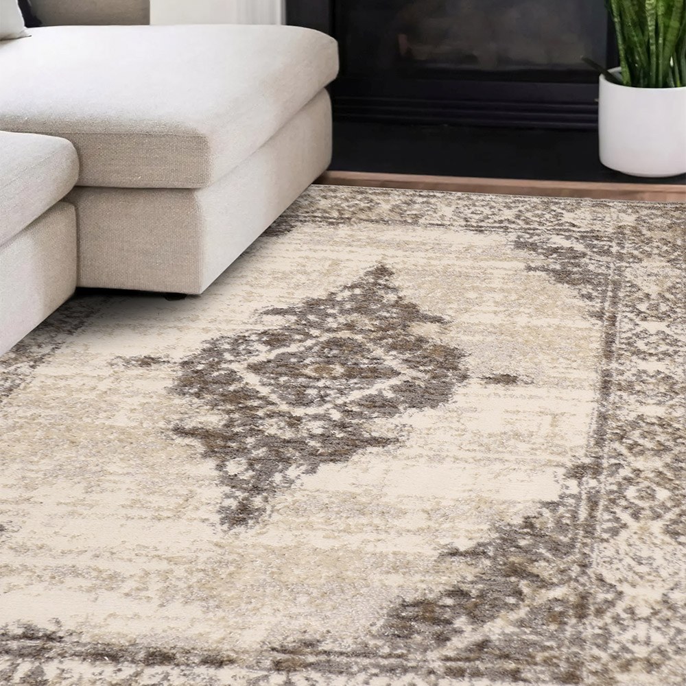Cadiz Traditional Grey Rug