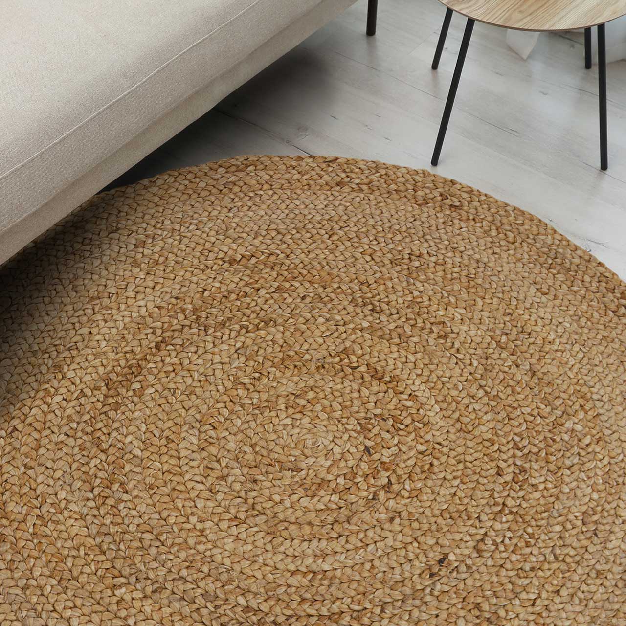 Indian Jute Natural Rug